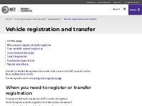 Vehicle registration and transfer - Access Canberra