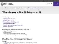 Ways to pay a fine (infringement) - Access Canberra