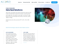  	          Products intended for Data feed Solutions - Accord Fintec