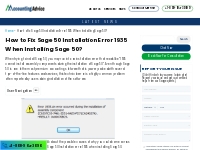 Fix Sage 50 Installation Error 1935 | Accounting Advice