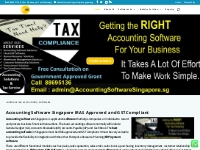 Accounting Software Singapore   Approved By IRAS   GST Compliant   21 