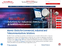 Atomic Clocks for Commercial, Industrial   Telecommunications | AccuBe