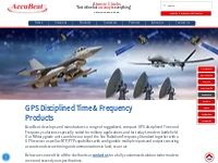 GPS disciplined time   Frequency Products | AccuBeat