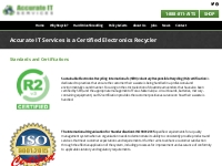 Certified Electronics Recycler | Standards & Certifications