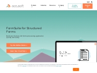 FormSuite for Structured Forms | Forms Processing SDK | Accusoft