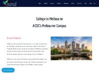 Our Campus in Melbourne | College in Melbourne - ACDC