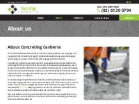 About Concreting Canberra | Concreting Experts Canberra