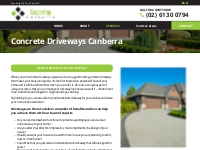 Concrete Driveways Canberra | Aggregate, Stamped Or Plain