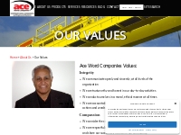 Our Values | Ace World Companies | Ace Ghanemi