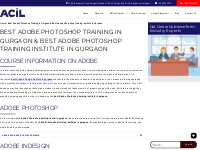 Adobe Photoshop Training Institute in Gurgaon | Adobe Illustrator Trai
