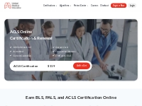 Online ACLS Certification   Renewal (#1 New Faster Course)
