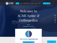 Spine and Orthopedic Specialists | ACME Spine   Orthopedics in Florida
