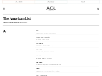 The American List | A Continuous Lean.