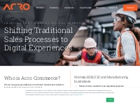 Acro Commerce | Specializing in Ecommerce Integrations for Manufacturi