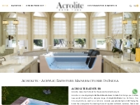 Acrylic Bathtubs Manufacturer India | Buy Bathtubs Online At Lowest Pr