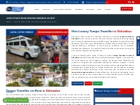 Book Luxury 9, 12 Seater Tempo Traveller on rent in Dehradun