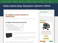 Le migliori Action Cam: Maggio 2024- Prezzi e offerte - Nuove Action C