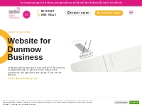 Website for Dunmow Business | activ digital marketing north essex