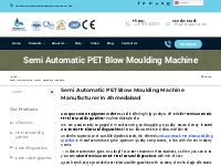 Buy Semi Automatic PET Blow Moulding Machine in Ahmedabad, Gujarat