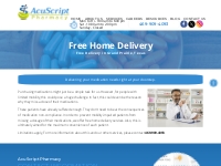 Free Delivery | Free Home Delivery | AcuScript Pharmacy