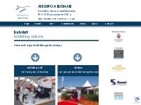 Exhibiting options - Air Expo Abu Dhabi 2024, 19-20-21 November, Abu D