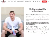 About Adam Kemp - Professional Athlete   Fitness Consultant