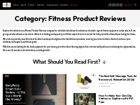 Fitness Product Reviews - The Best Fitness Products (2023)