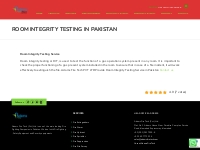 Room Integrity Testing in Pakistan - Adams Fire Tech (Pvt) Ltd