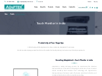 Touch monitor in india| Touch monitor in chennai | Touch monitor