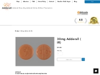 Authentic 30mg Adderall (IR) 30% OFF - Buy Now in California, USA