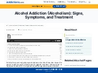 Alcohol Addiction Signs, Symptoms, Treatment   Recovery