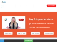 Buy Telegram Members 2024 - Real   Cheap
