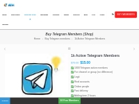 1k Active Telegram Members [Online   High Online Rate]