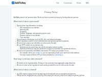 AddToAny - Privacy Policy