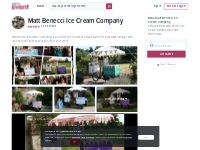 Matt Benecci Ice Cream Company - Ice Cream Cart Suffolk