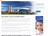 Save Money with Hot Water Adelaide