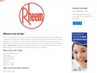 Rheem Hot Water Systems Adelaide - Adelaide Hot Water