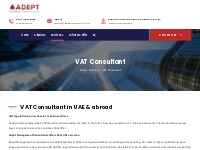 VAT Consultant in UAE   Abroad