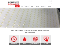 Pressure Sensitive Adhesive Home - Adhesive Squares(TM)