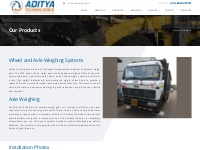 Wheel and Axle Weighing Systems | Aditya Technologies
