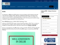 Top Rankings 2024: MBA Admission in Delhi - AdmissionMBA