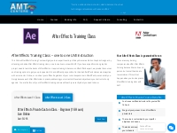 After Effects Training Class | After Effects Private Online Training C