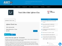 Lightroom Training Class | Adobe 1 to 1, Private on-line classes for A
