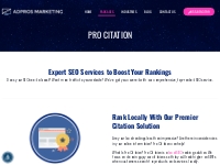PRO CITATION - Web Design, SEO   More | AdPros Marketing