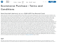 ADT Home Security Terms   Conditions - ADT Security Services