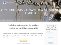 Psychologist  London | Birmingham | Nottingham | Manchester
