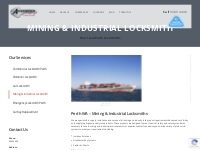 Mining   Industrial Locksmith - Advanced Lock and Key