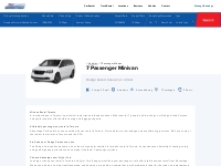 7 Passenger Minivan Rental Vehicles | Rent A Minivan