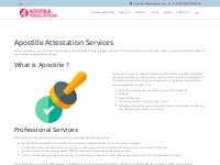 Apostille Attestation Services - Advika Translations