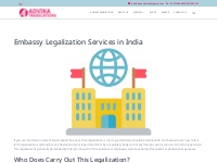 Embassy Legalization Services In India - Advika Translations